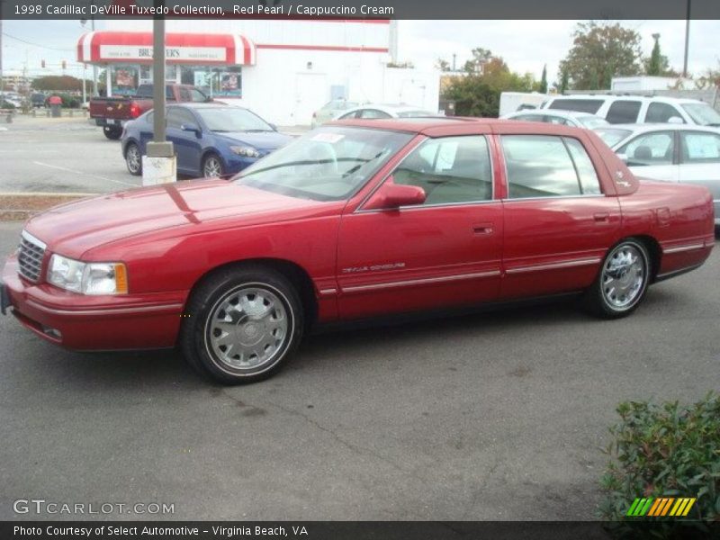 Red Pearl / Cappuccino Cream 1998 Cadillac DeVille Tuxedo Collection