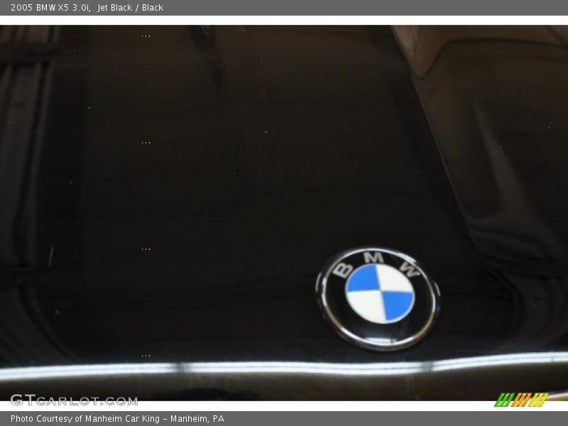 Jet Black / Black 2005 BMW X5 3.0i