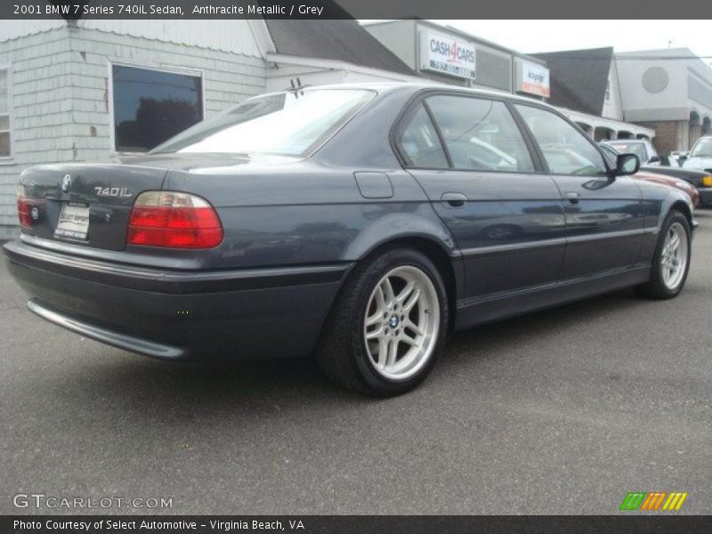 Anthracite Metallic / Grey 2001 BMW 7 Series 740iL Sedan