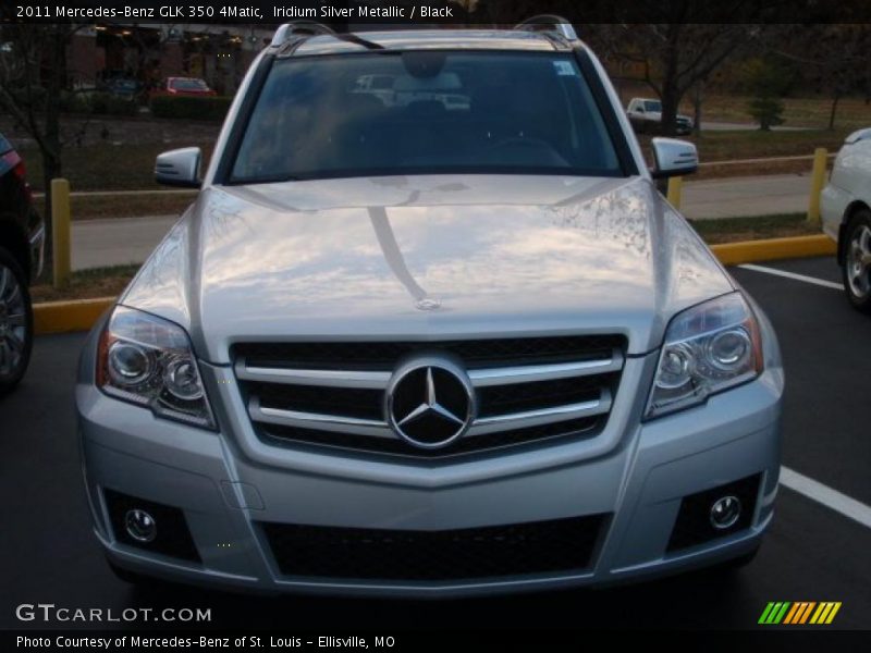 Iridium Silver Metallic / Black 2011 Mercedes-Benz GLK 350 4Matic