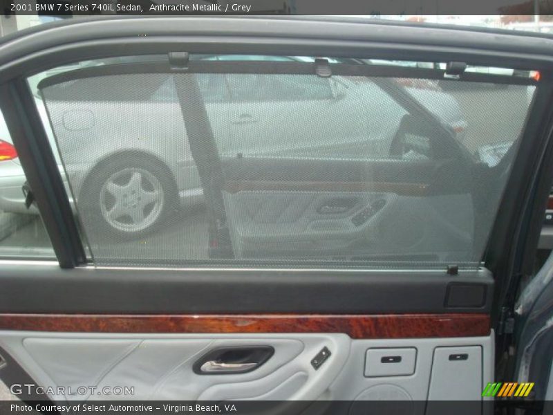 Anthracite Metallic / Grey 2001 BMW 7 Series 740iL Sedan