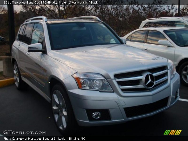 Iridium Silver Metallic / Black 2011 Mercedes-Benz GLK 350 4Matic