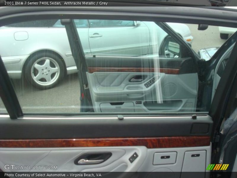Anthracite Metallic / Grey 2001 BMW 7 Series 740iL Sedan