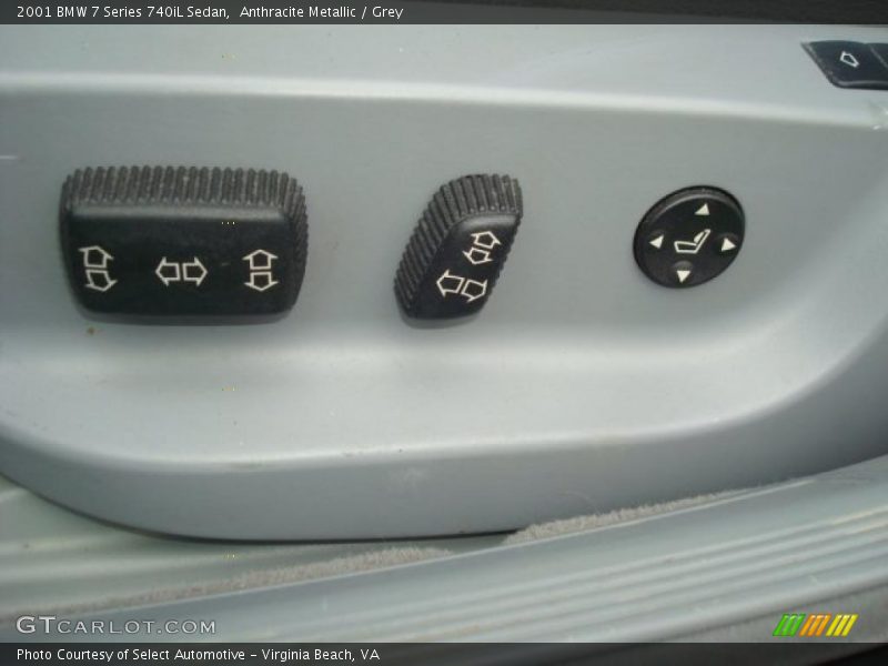 Anthracite Metallic / Grey 2001 BMW 7 Series 740iL Sedan