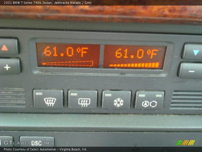 Anthracite Metallic / Grey 2001 BMW 7 Series 740iL Sedan