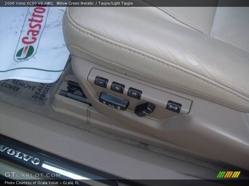Willow Green Metallic / Taupe/Light Taupe 2006 Volvo XC90 V8 AWD