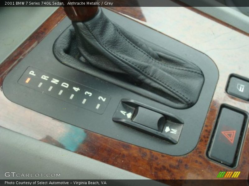 Anthracite Metallic / Grey 2001 BMW 7 Series 740iL Sedan