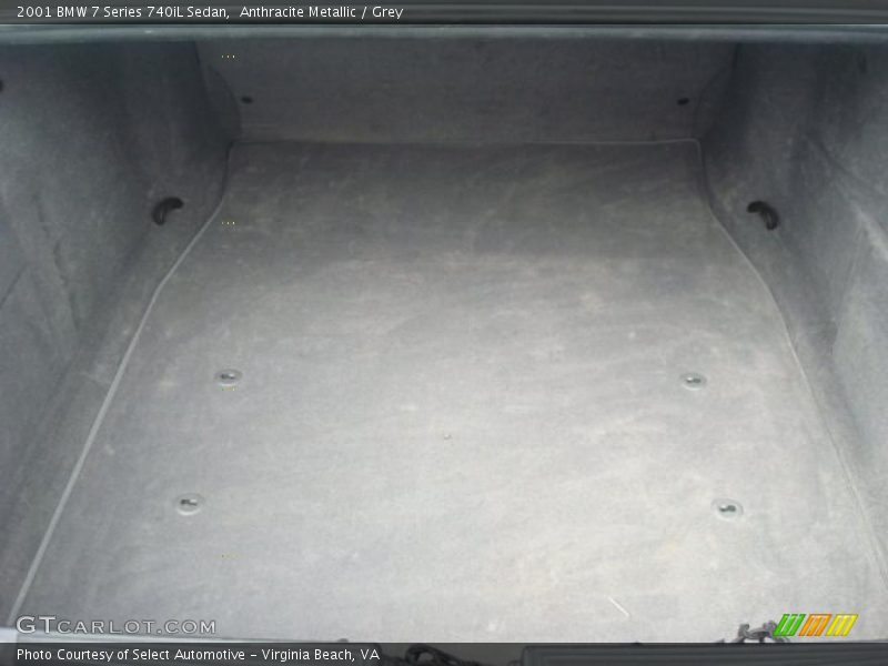 Anthracite Metallic / Grey 2001 BMW 7 Series 740iL Sedan