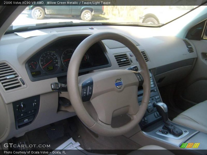 Willow Green Metallic / Taupe/Light Taupe 2006 Volvo XC90 V8 AWD
