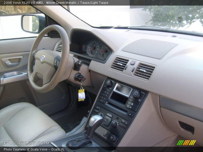 Willow Green Metallic / Taupe/Light Taupe 2006 Volvo XC90 V8 AWD