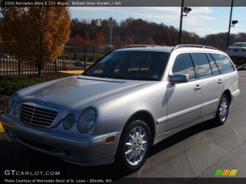 Brilliant Silver Metallic / Ash 2000 Mercedes-Benz E 320 Wagon