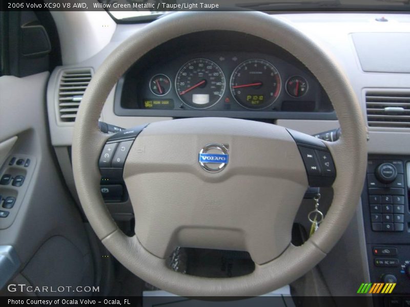 Willow Green Metallic / Taupe/Light Taupe 2006 Volvo XC90 V8 AWD