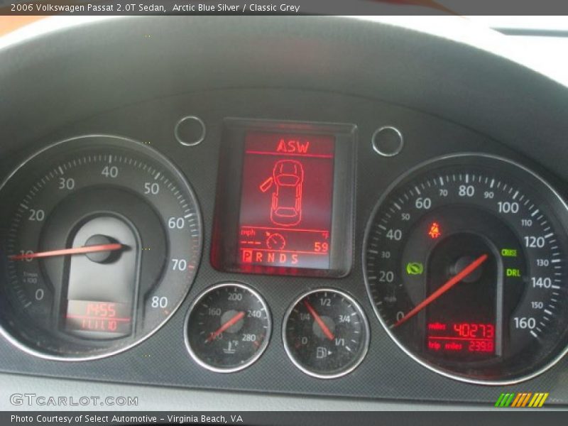Arctic Blue Silver / Classic Grey 2006 Volkswagen Passat 2.0T Sedan
