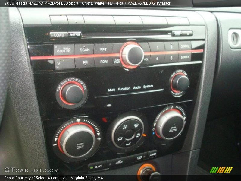 Controls of 2008 MAZDA3 MAZDASPEED Sport