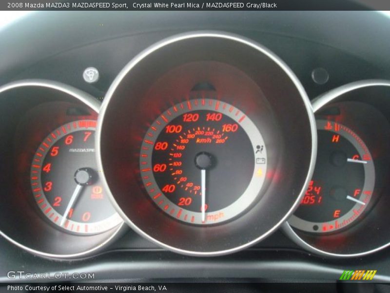  2008 MAZDA3 MAZDASPEED Sport MAZDASPEED Sport Gauges