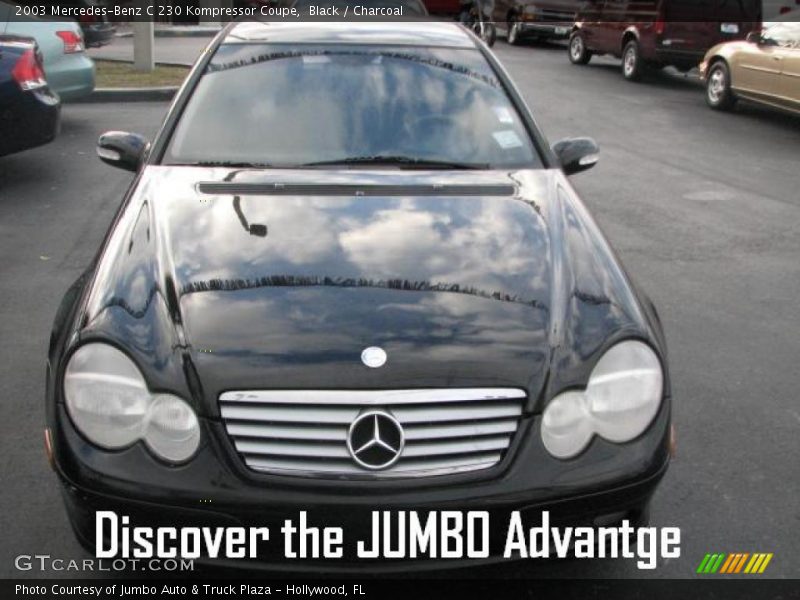 Black / Charcoal 2003 Mercedes-Benz C 230 Kompressor Coupe