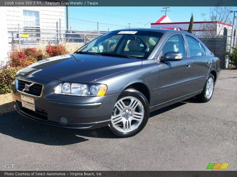 Titanium Gray Metallic / Taupe 2008 Volvo S60 2.5T