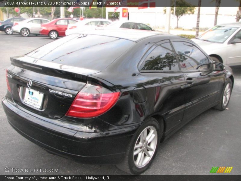 Black / Charcoal 2003 Mercedes-Benz C 230 Kompressor Coupe