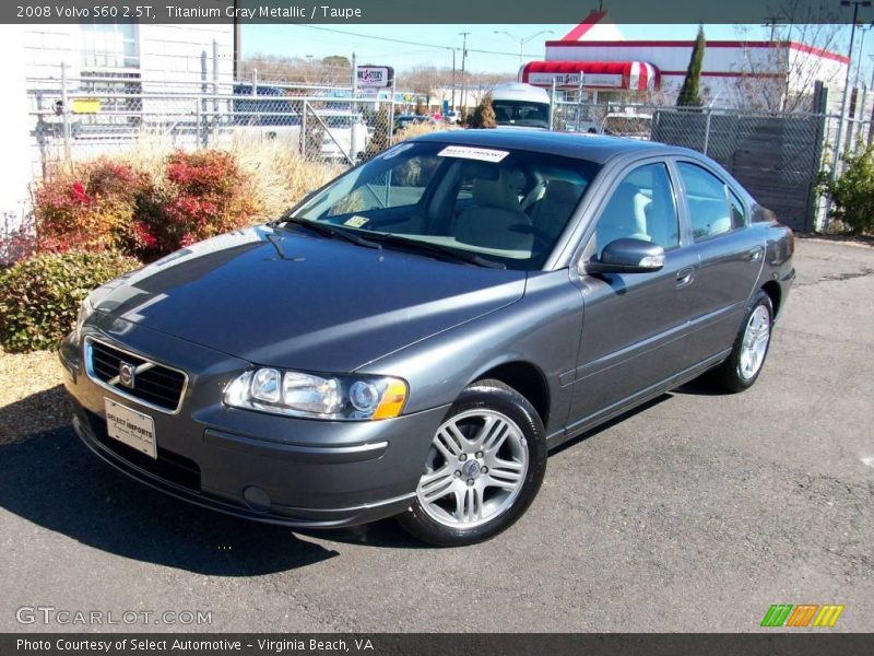 Titanium Gray Metallic / Taupe 2008 Volvo S60 2.5T