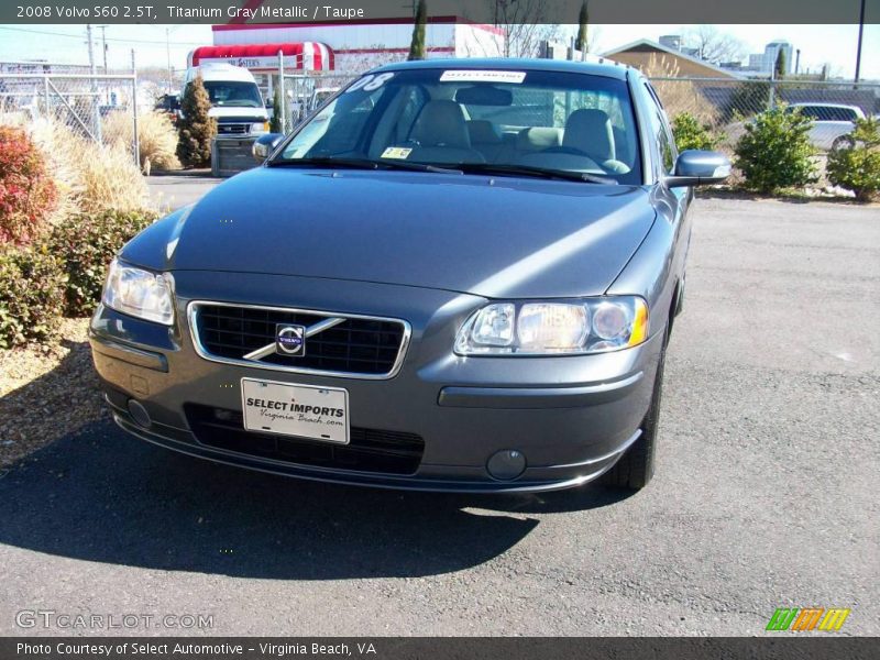 Titanium Gray Metallic / Taupe 2008 Volvo S60 2.5T