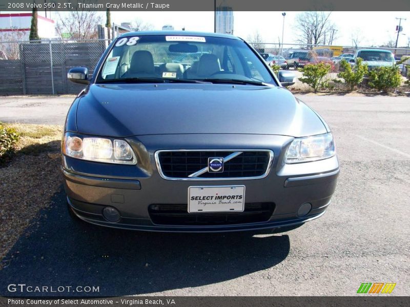Titanium Gray Metallic / Taupe 2008 Volvo S60 2.5T