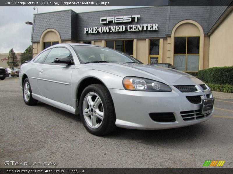 Bright Silver Metallic / Taupe 2005 Dodge Stratus SXT Coupe