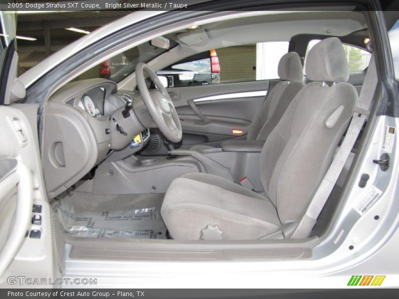  2005 Stratus SXT Coupe Taupe Interior