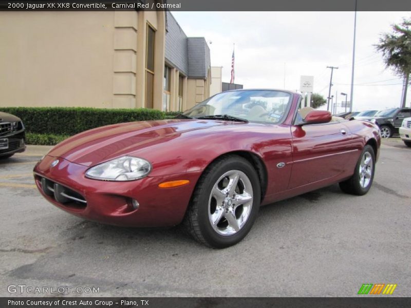 Front 3/4 View of 2000 XK XK8 Convertible