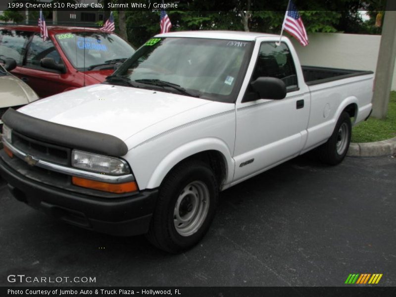 Summit White / Graphite 1999 Chevrolet S10 Regular Cab
