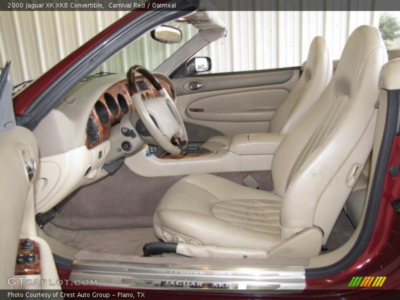  2000 XK XK8 Convertible Oatmeal Interior