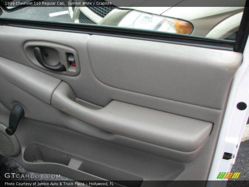 Summit White / Graphite 1999 Chevrolet S10 Regular Cab