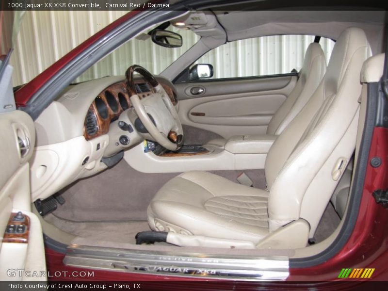  2000 XK XK8 Convertible Oatmeal Interior