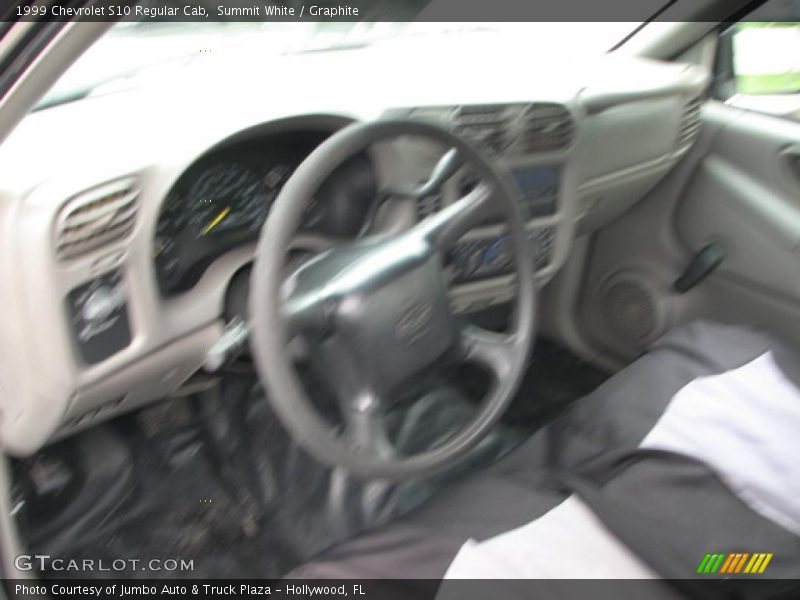 Summit White / Graphite 1999 Chevrolet S10 Regular Cab