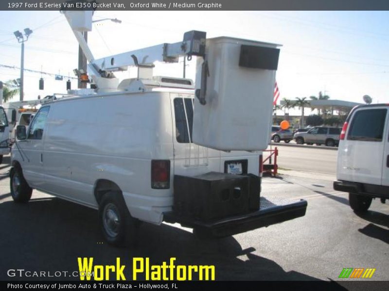 Oxford White / Medium Graphite 1997 Ford E Series Van E350 Bucket Van