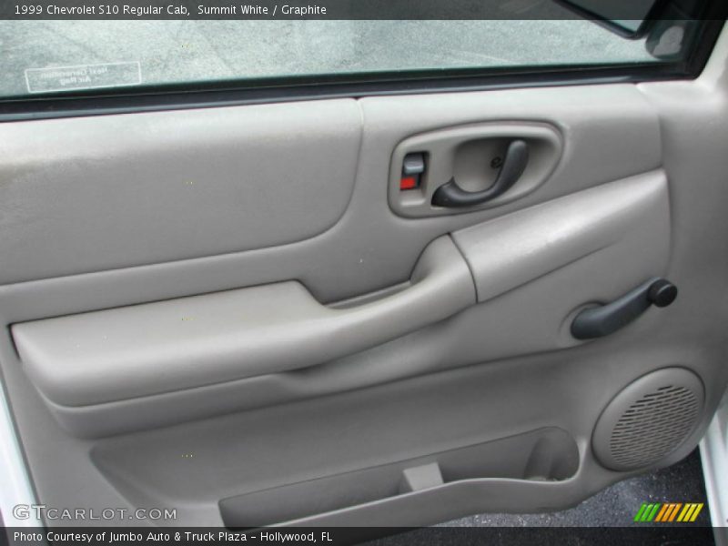 Summit White / Graphite 1999 Chevrolet S10 Regular Cab