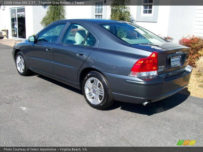Titanium Gray Metallic / Taupe 2008 Volvo S60 2.5T