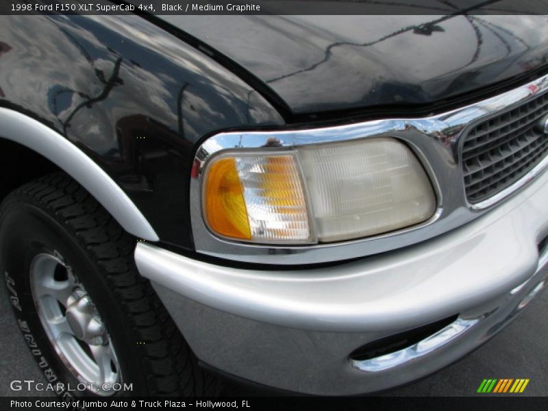 Black / Medium Graphite 1998 Ford F150 XLT SuperCab 4x4