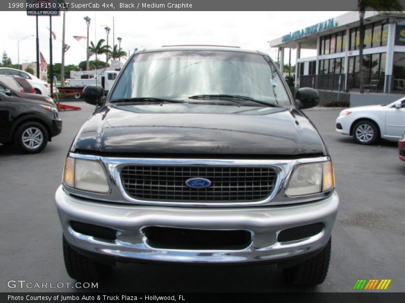Black / Medium Graphite 1998 Ford F150 XLT SuperCab 4x4