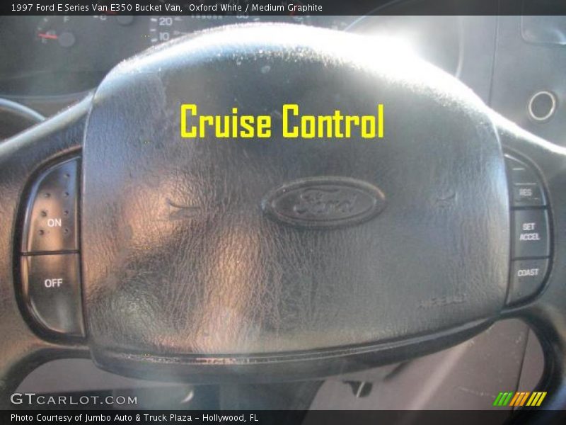 Oxford White / Medium Graphite 1997 Ford E Series Van E350 Bucket Van