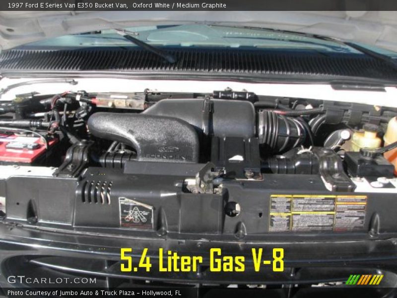Oxford White / Medium Graphite 1997 Ford E Series Van E350 Bucket Van