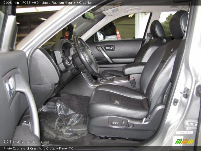 Liquid Platinum Metallic / Graphite 2008 Infiniti FX 35 AWD