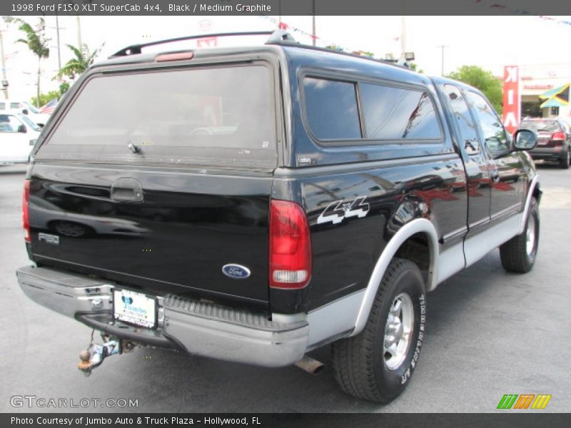 Black / Medium Graphite 1998 Ford F150 XLT SuperCab 4x4