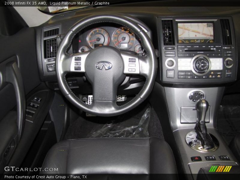 Liquid Platinum Metallic / Graphite 2008 Infiniti FX 35 AWD