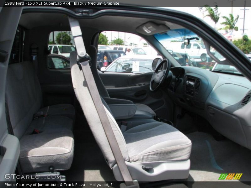 Black / Medium Graphite 1998 Ford F150 XLT SuperCab 4x4