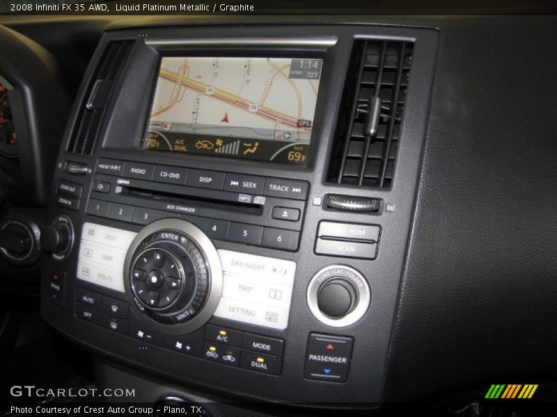 Liquid Platinum Metallic / Graphite 2008 Infiniti FX 35 AWD