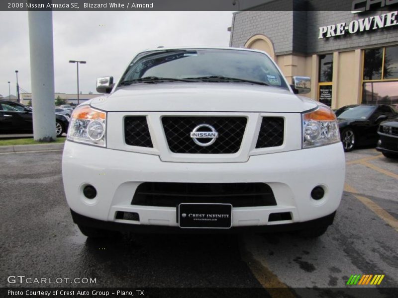 Blizzard White / Almond 2008 Nissan Armada SE