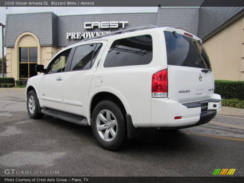 Blizzard White / Almond 2008 Nissan Armada SE