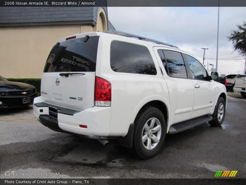 Blizzard White / Almond 2008 Nissan Armada SE