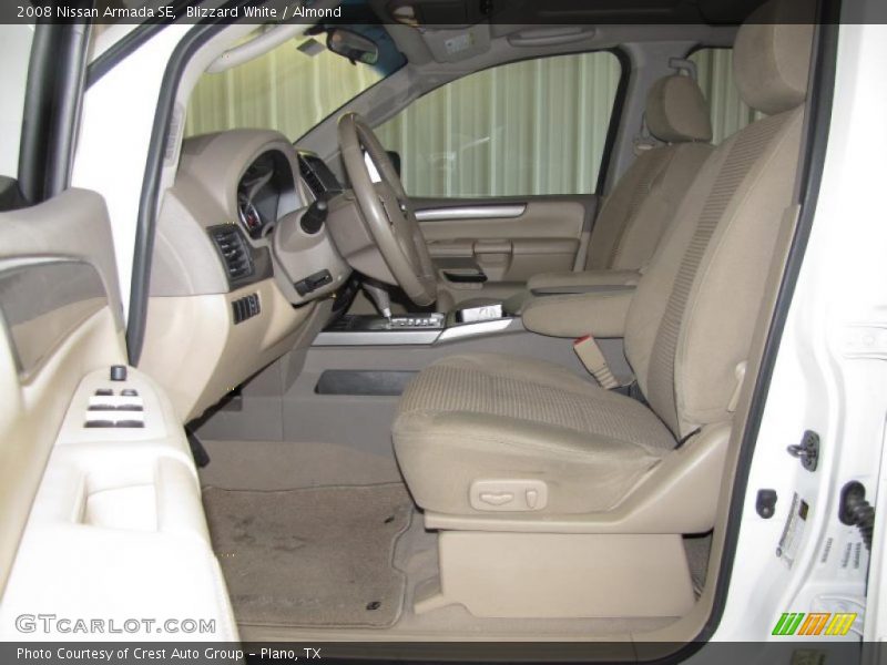 Blizzard White / Almond 2008 Nissan Armada SE
