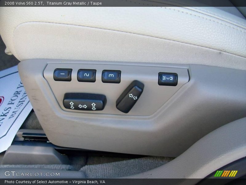 Titanium Gray Metallic / Taupe 2008 Volvo S60 2.5T